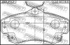 FEBEST 2001-PTCF Колодки тормозные передние