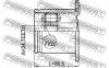 FEBEST 2311-CCLH ШРУС внутренний 34X100