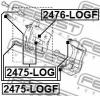 FEBEST 2476-LOGF Поршень передн суппорта RENAULT LOGAN 2005-2013 2476-LOGF