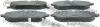 FEBEST 2901-DIIIF Колодки передние LAND ROVER DISCOVERY III 2005-2009 2901-DIIIF