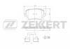 ZEKKERT BS-1168 Колодки торм.диск. зад
