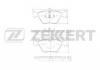 ZEKKERT BS-1210 Колодки торм.диск. перед