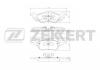 ZEKKERT BS-1661 Колодки торм.диск. перед
