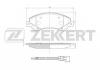 ZEKKERT BS-1681 Колодки торм.диск. перед