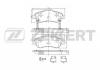 ZEKKERT BS-1753 Колодки торм.диск. перед