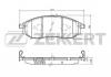 ZEKKERT BS-1822 Колодки торм.диск. Nissan Murano (Z50, Z51) 05-, Navara (D40M), Pathfinder III (R51M) 05-, Qashqai ...