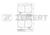 ZEKKERT BS-1985 Колодки торм.диск. перед
