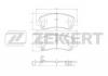 ZEKKERT BS-2296 Колодки торм.диск. перед