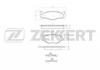ZEKKERT BS-2418 Колодки торм.диск. перед