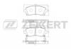 ZEKKERT BS-2580 Колодки торм.диск. перед