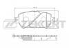 ZEKKERT BS-2706 Колодки торм.диск. перед