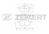 ZEKKERT BS-2760 Колодки торм.диск. перед