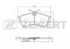 ZEKKERT BS-2805 Колодки торм.диск. перед