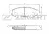 ZEKKERT BS-2812 Колодки торм.диск. Chevrolet Aveo II (T250,T255) 06-, Daewoo Kalos (KLAS) 02- FR