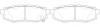 FIT FP7180 FP7180_колодки дисковые задние/ Subaru Tribeca 3.0 05