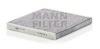 MANN-FILTER CUK2544 Фильтр салонный угольный CUK2544