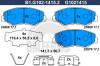GALFER B1.G102-1415.2 Комплект тормозных колодок, дисковый тормоз