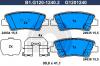 GALFER B1.G120-1240.2 Комплект тормозных колодок, дисковый тормоз