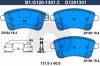 GALFER B1.G120-1301.2 Комплект тормозных колодок, дисковый тормоз