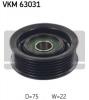 SKF VKM 63031 Паразитный / ведущий ролик, поликлиновой ремень