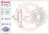 BREMBO 0895021X 08.9502.1X_диск тормозной задний перфор. Xtra/ Audi A3, Skoda Octavia, VW Golf 1.4-2.0i/TDi 00