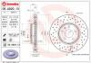 BREMBO 09A8201X 09.A820.1X_диск тормозной передний перфорированный Xtra/ Audi A4/A5 1.8-3.2FSi 07