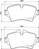 BREMBO P 06 092 Комплект тормозных колодок, дисковый тормоз