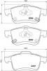 BREMBO P 23 155 Комплект тормозных колодок, дисковый тормоз