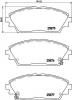 BREMBO P 49 050 Комплект тормозных колодок, дисковый тормоз