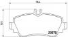 BREMBO P 50 035 Комплект тормозных колодок, дисковый тормоз
