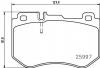 BREMBO P 50 123 Комплект тормозных колодок, дисковый тормоз