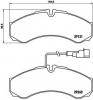 BREMBO P 56 069 Комплект тормозных колодок, дисковый тормоз