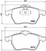 BREMBO P 59 022 Комплект тормозных колодок, дисковый тормоз