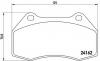 BREMBO P 68 036 Комплект тормозных колодок, дисковый тормоз