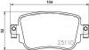 BREMBO P 85 140 Комплект тормозных колодок, дисковый тормоз