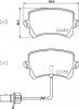 BREMBO P 85 142 Комплект тормозных колодок, дисковый тормоз