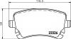 BREMBO P 85 143 Комплект тормозных колодок, дисковый тормоз