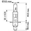 PHILIPS 13258MLC1 Лампа фары H1 24V 70W P14,5s MasterLife