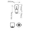 PHILIPS 12498 Лампа P21W 12V 21W BA15S