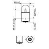 PHILIPS 12821LLECOCP Лампа R5W 12821 LLECO 12V CP