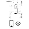 PHILIPS 12929CP Лампа T4W 12V 4W BA9s