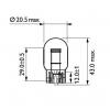 PHILIPS 12066B2 Лампы W21/5W 12066 12V B2 (2) STANDARD 12066B2