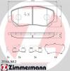 ZIMMERMANN 25564.160.2 Комплект тормозных колодок, дисковый тормоз