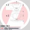 ZIMMERMANN 24084.190.1 Комплект тормозных колодок, дисковый тормоз