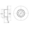 DELPHI BG2265 Тормозной диск
