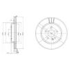 DELPHI BG3397 Тормозной диск
