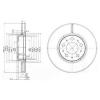 DELPHI BG3513 Тормозной диск