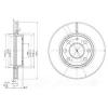 DELPHI BG3568 Тормозной диск