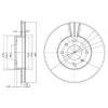 DELPHI BG3596 Тормозной диск