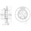 DELPHI BG3785 Тормозной диск